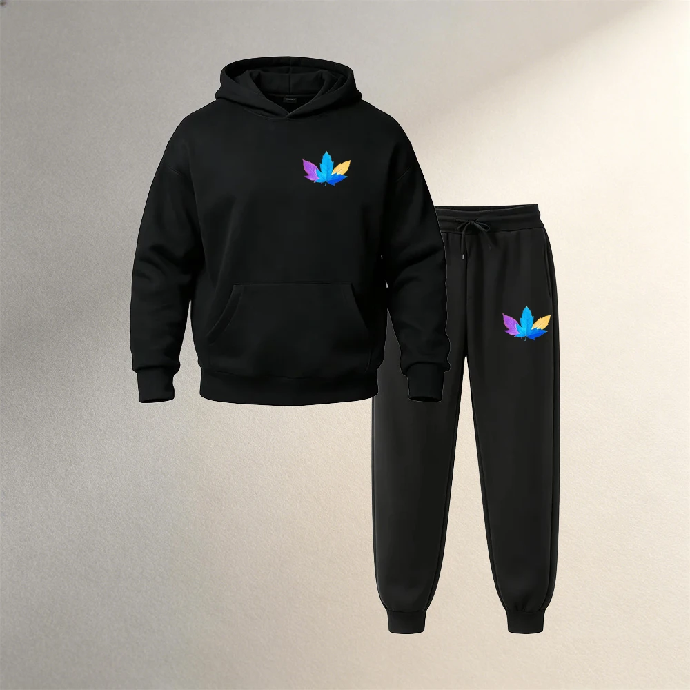 Street Fashion Outfit - メンズ服セット プルオーバー 2点セット 秋冬 スポーツ カジュアル