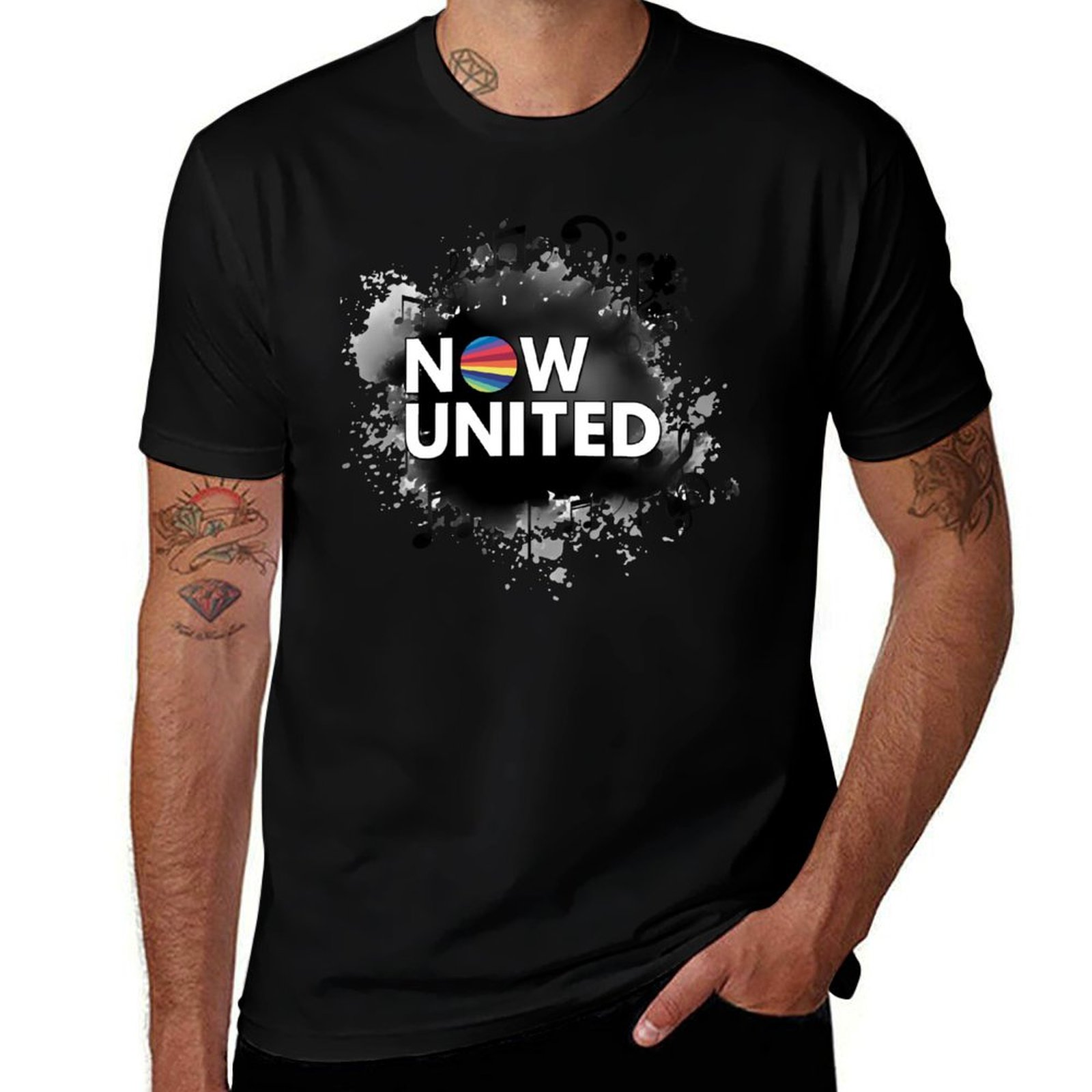 Street Fashion Now - NOW UNITED - MUSICAL NOTES Tシャツ