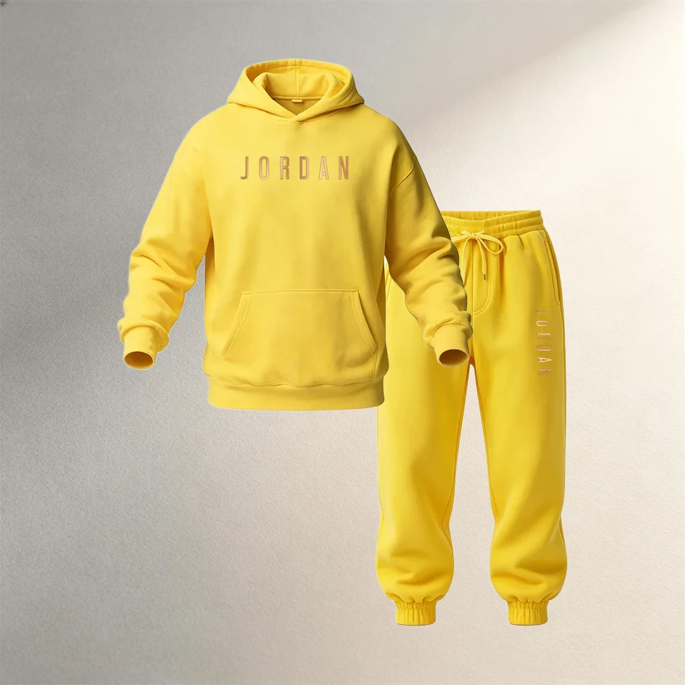 メンズ服 2ピース プルオーバーフーディー 秋冬 スポーツカ - Street Fashion Outfit のレビューと価格