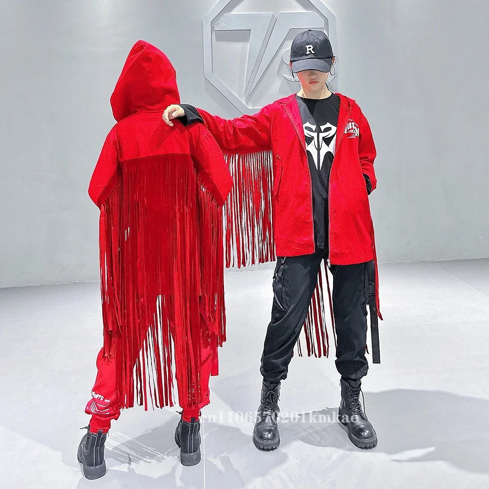 女性ヒップホップパフォーマンス衣装セット T ステージリハー - Street Fashion Outfit Girl のレビューと価格