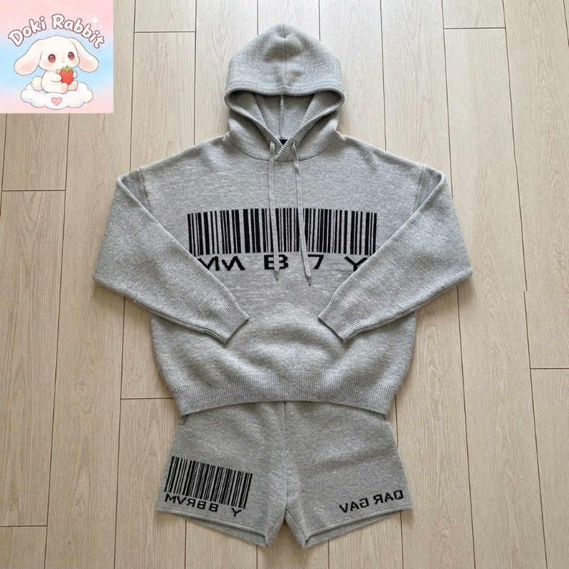 秋冬原宿ハイストリート2ピースセット レディース ニットトッ - Street Fashion Harajuku のレビューと価格