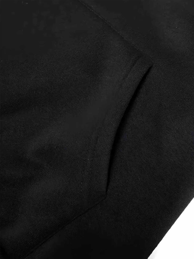 秋冬メンズ和風フード付きスウェットシャツ、赤いグラフィックプ - Street Fashion Culture のレビューと価格