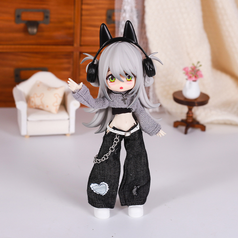 Bjd 人形服ストリートファッション気質ジーンズベストセータ - Street Fashion Necklace のレビューと価格