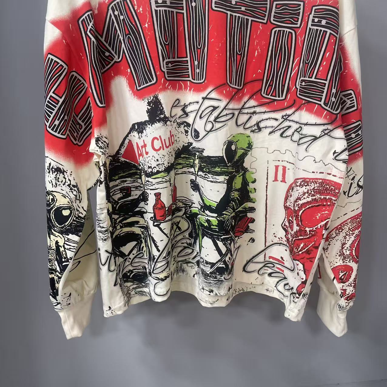 高品質デザイナー MIXED-EMOTION 長袖Tシャツ  - Street Fashion Clothes のレビューと価格