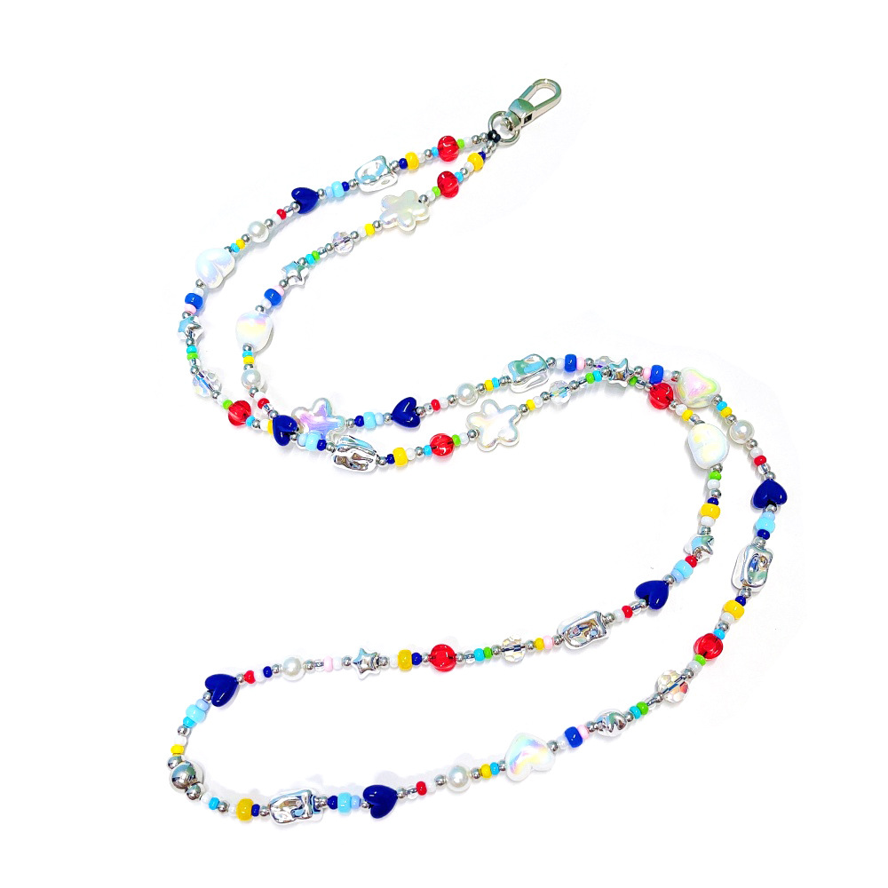 HERLOOK パステル Y2K ハートスター ビーズ付き携 - Street Fashion Necklace のレビューと価格