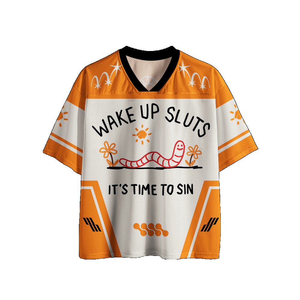 ゴシックフットボールジャージ ヴィンテージプリント Vネック - Street Fashion Harajuku のレビューと価格