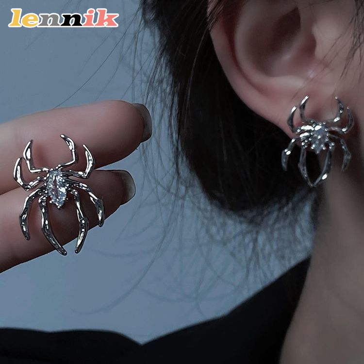 LENNIK ユニークなスパイダー イヤリング、女性用ハイエ - Street Fashion Now のレビューと価格