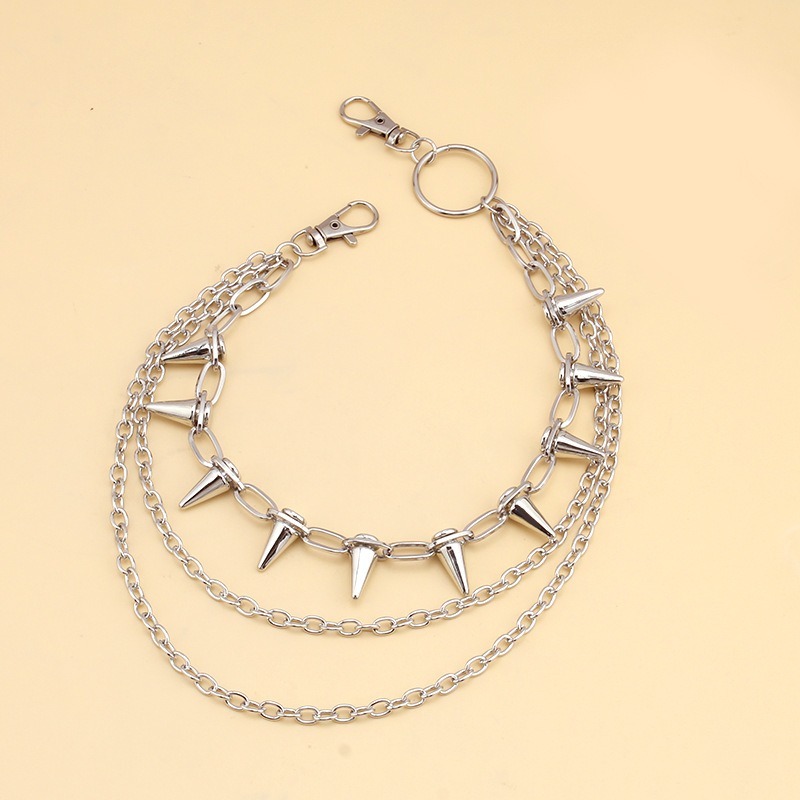 ヒップホップ パンクロック メタルパンツ ウエストチェーン  - Street Fashion Necklace のレビューと価格