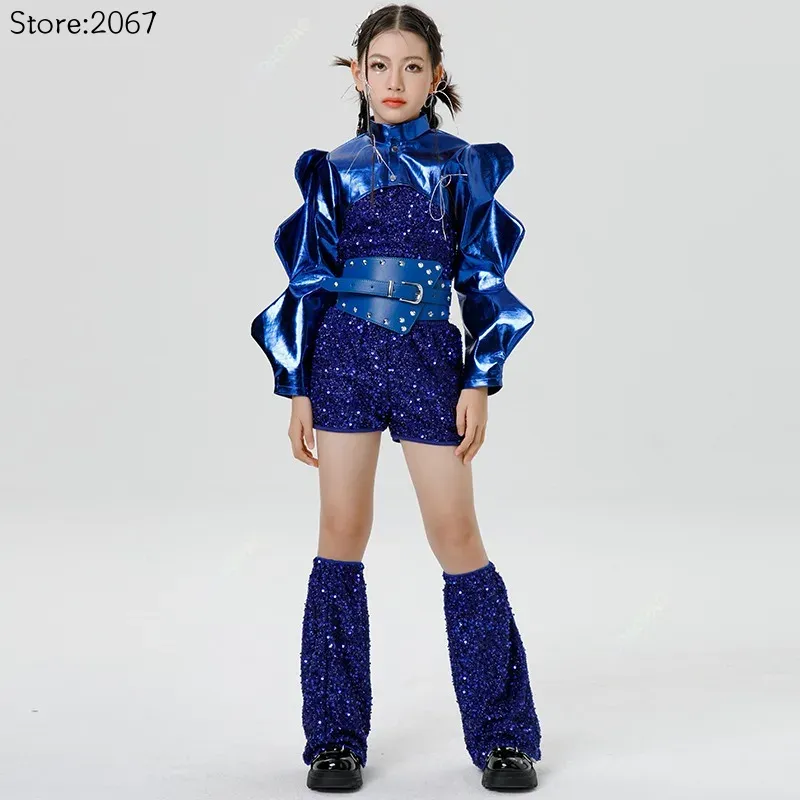 ジャズダンス衣装スパンコール衣装ヒップスターガールズファッシ - Street Fashion Outfit Girl のレビューと価格