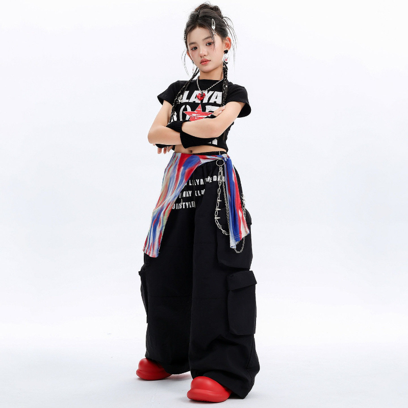 ガールズヒップホップコスチューム ストリートダンス衣装 ファ - Street Fashion Outfit Girl のレビューと価格
