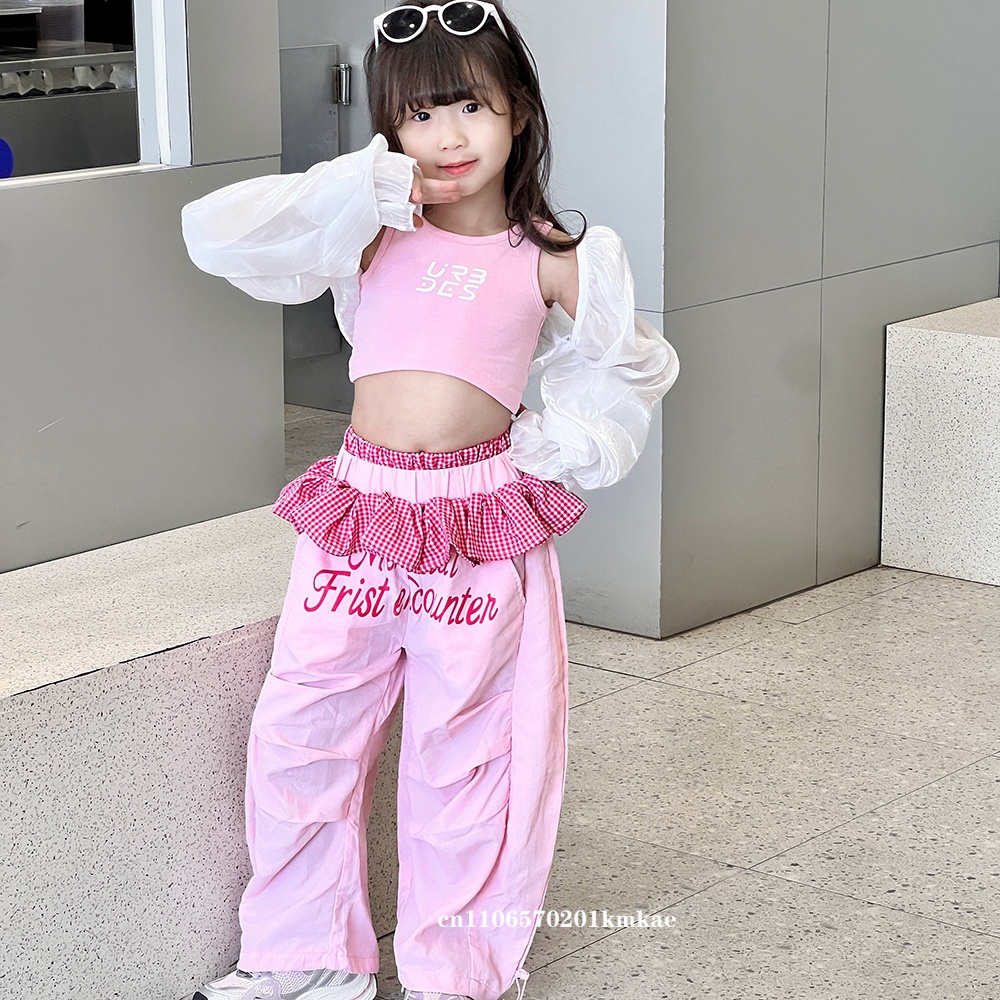 ジャズダンスの服女の子のための Kpop 衣装ヒップホップパ - Street Fashion Outfit Girl のレビューと価格