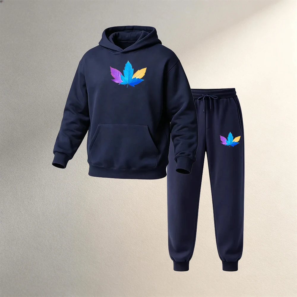 メンズプルオーバーフーディセット 2ピース 秋冬 スポーツカ - Street Fashion Outfit のレビューと価格