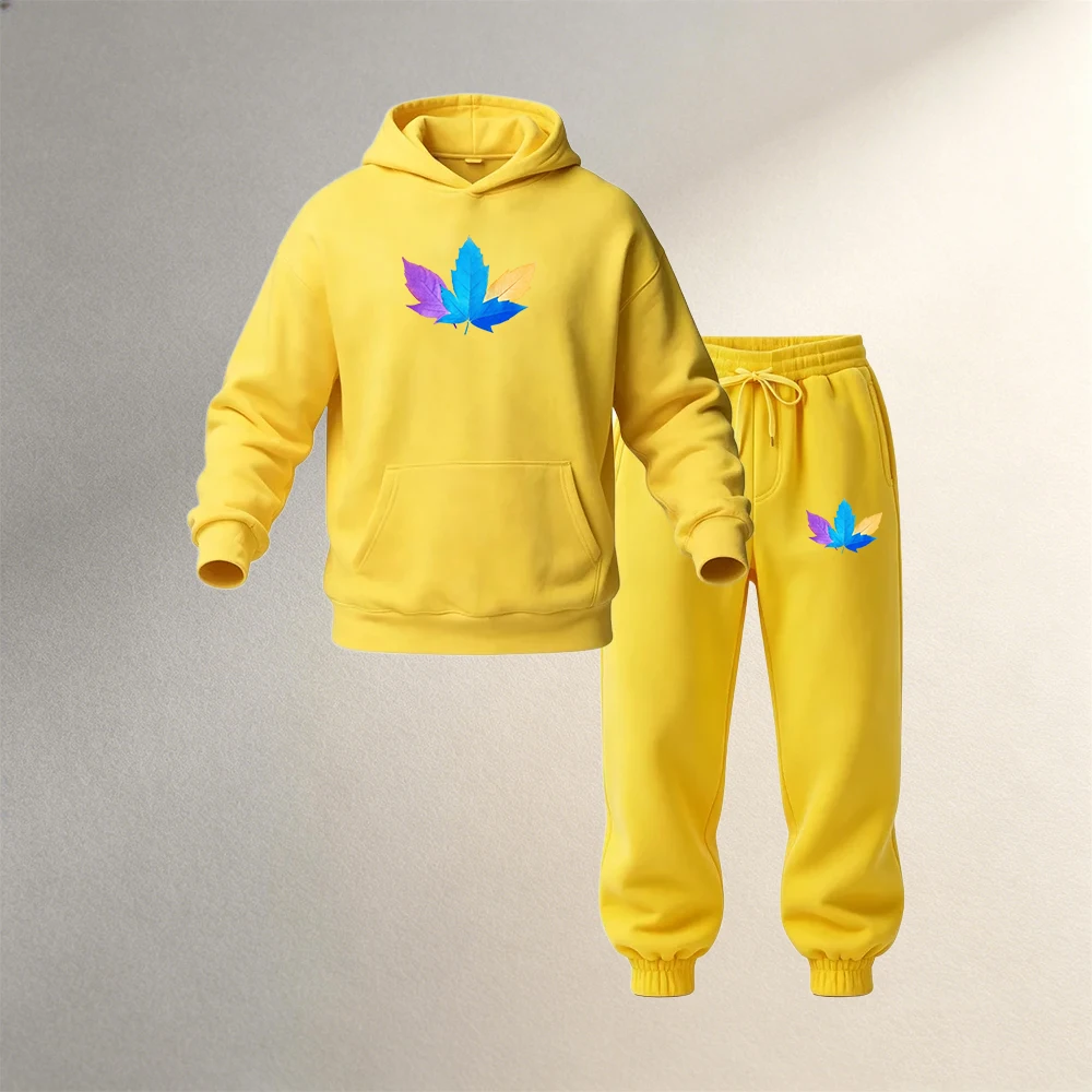 メンズプルオーバーフーディセット 2ピース 秋冬 スポーツカ - Street Fashion Outfit のレビューと価格